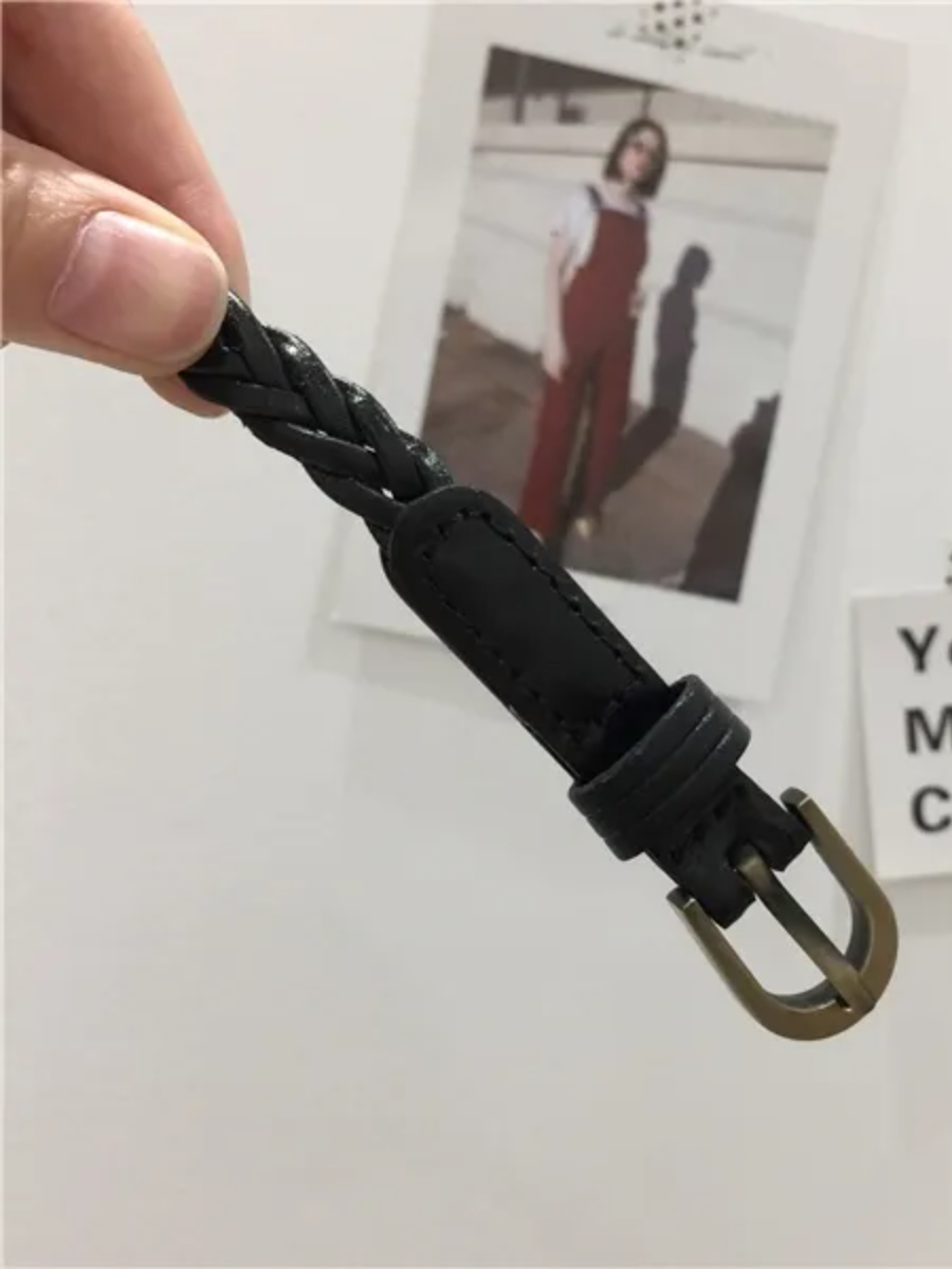 Natalie Weave Belt-The Black Bow-