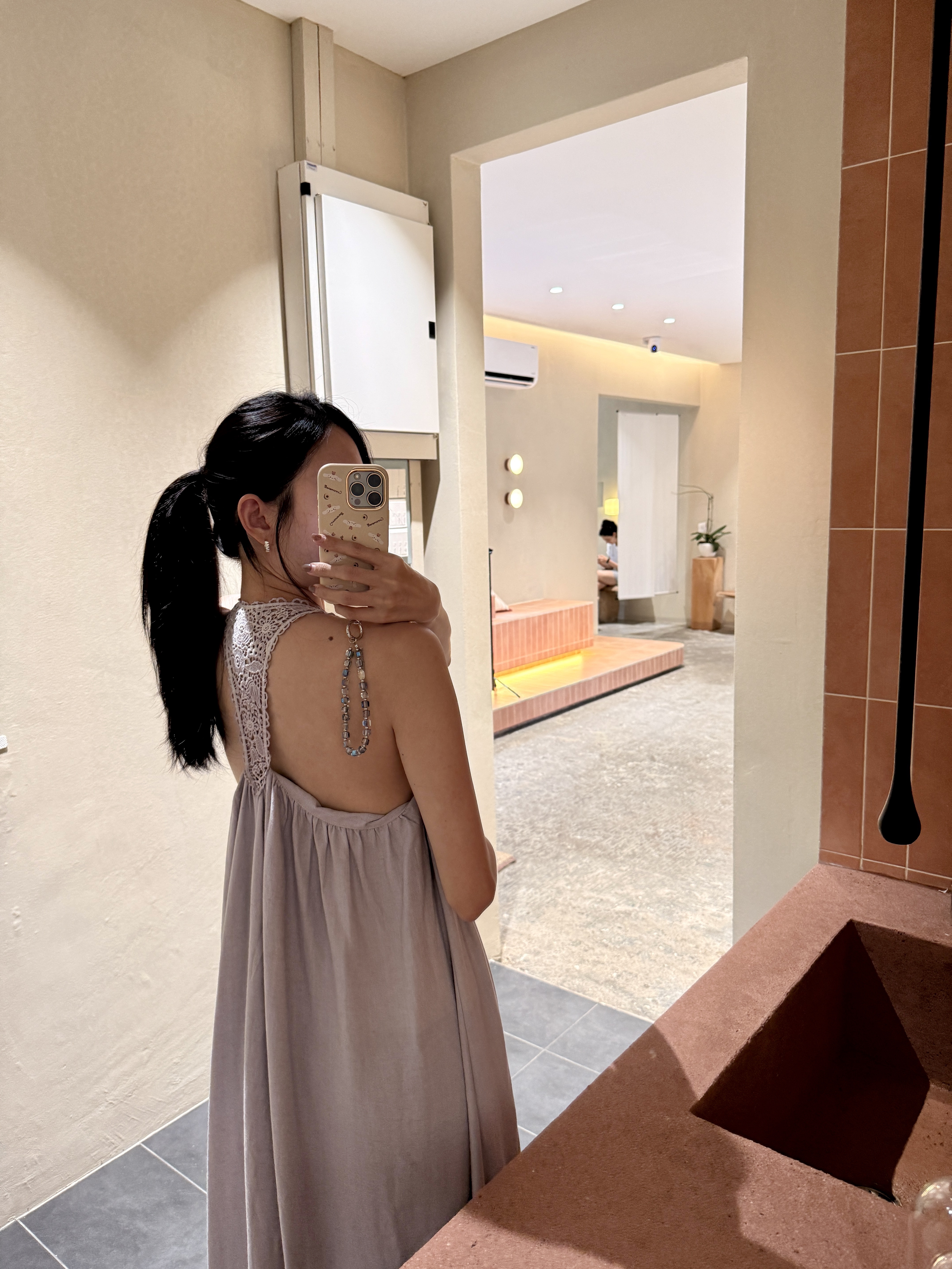 Yohaira Back Lacey Dress