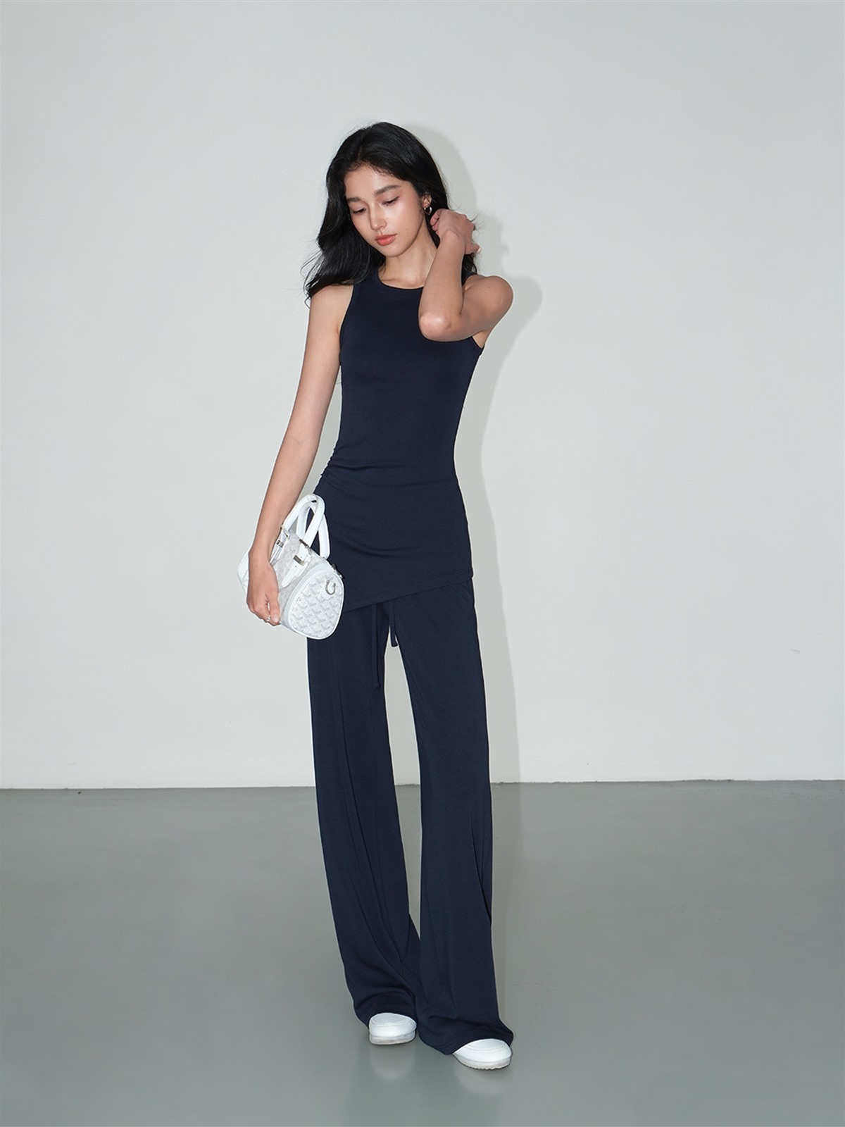 Lenora Draped Tank Top & Wide-Leg Pants (Sold Separately)