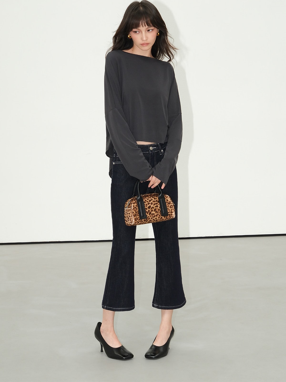 Laurel Cropped Flare Jeans