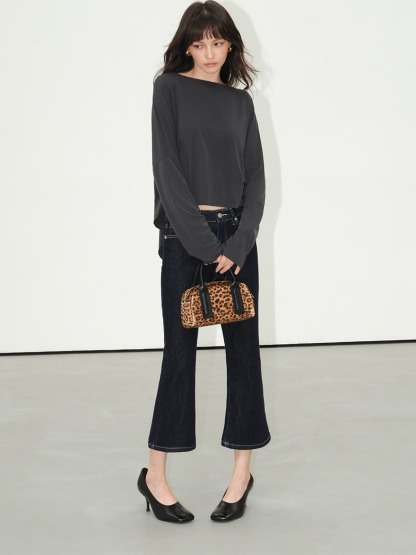 Laurel Cropped Flare Jeans
