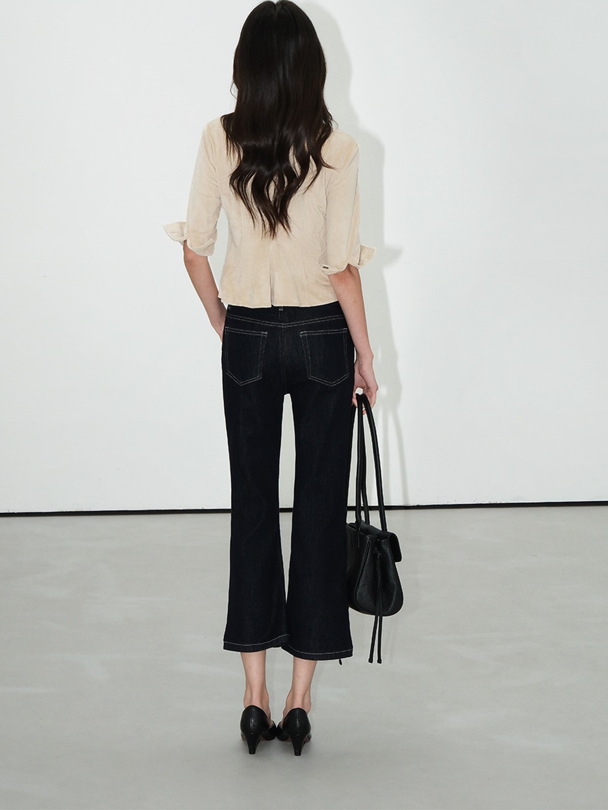 Laurel Cropped Flare Jeans