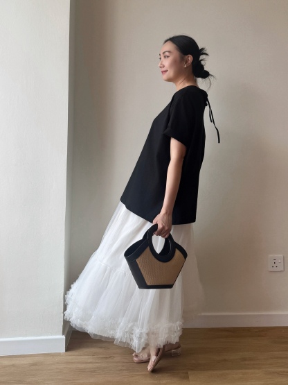 Venyce Layered Mesh Skirt