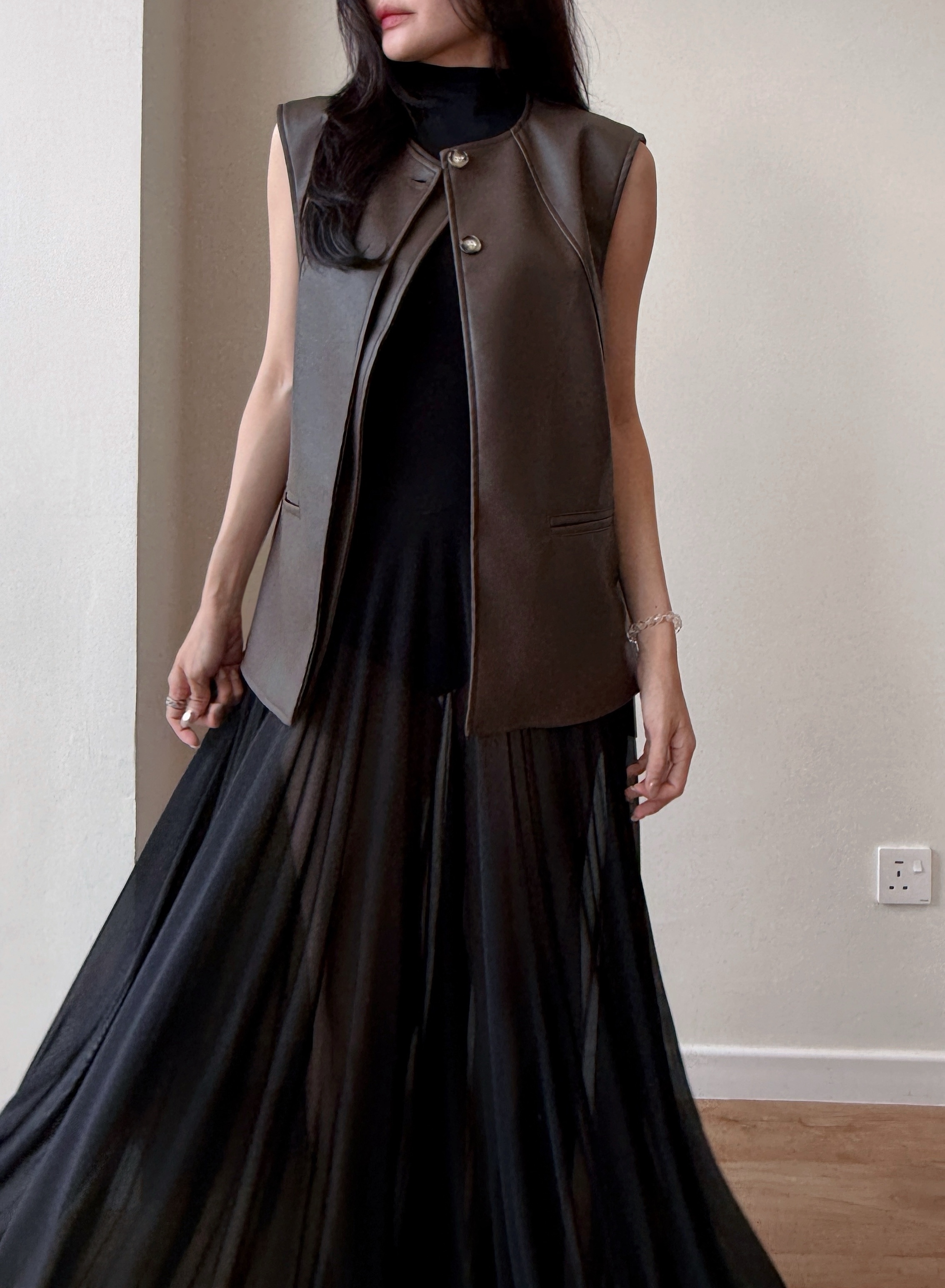 Dracula Bodycon Sheer Maxi Dress