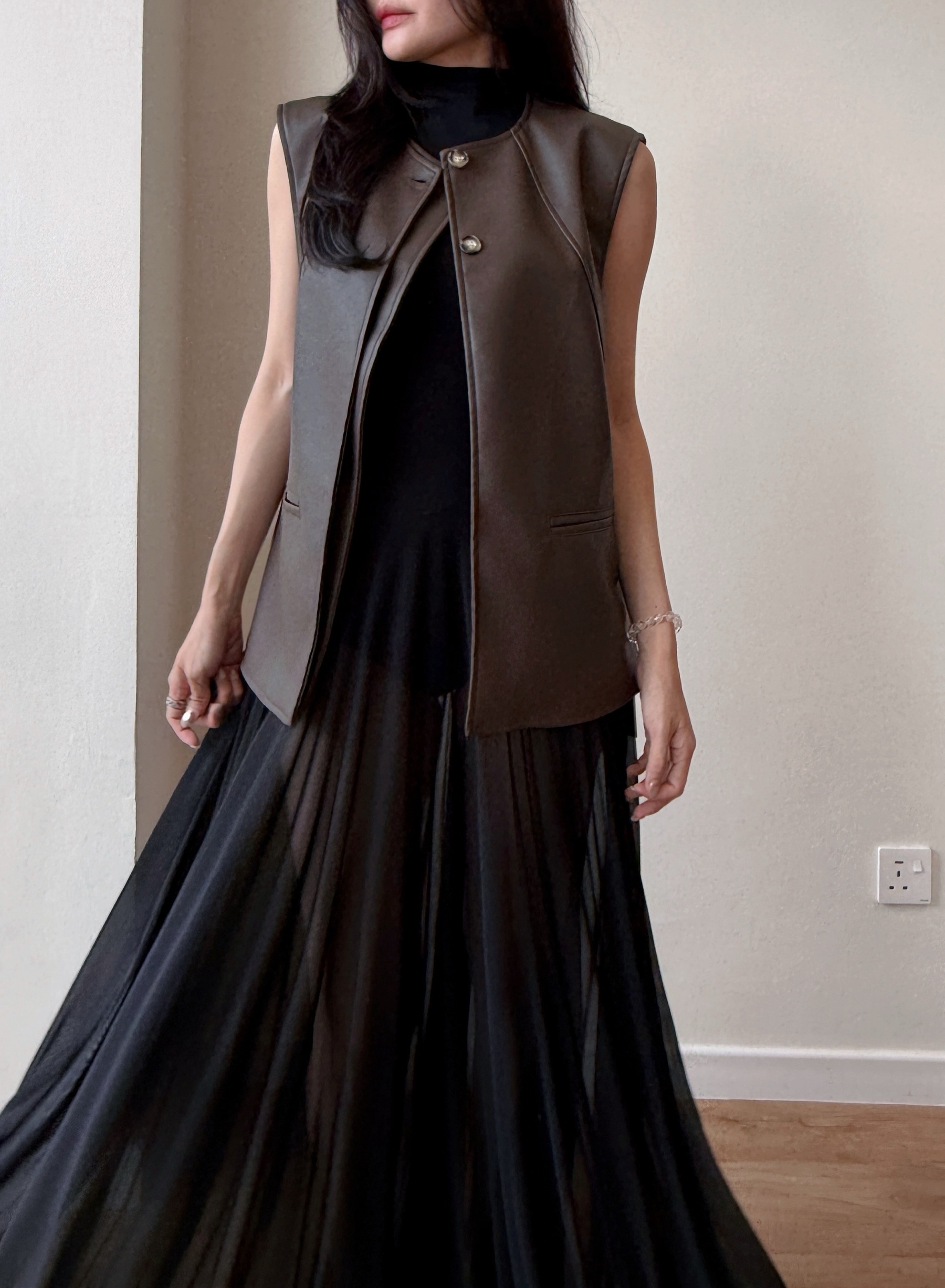 Dracula Bodycon Sheer Maxi Dress
