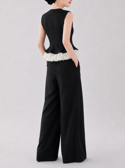 Charlotte Trim Peplum Top