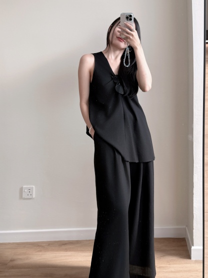 Penelop Front Knot Top & Pants Set