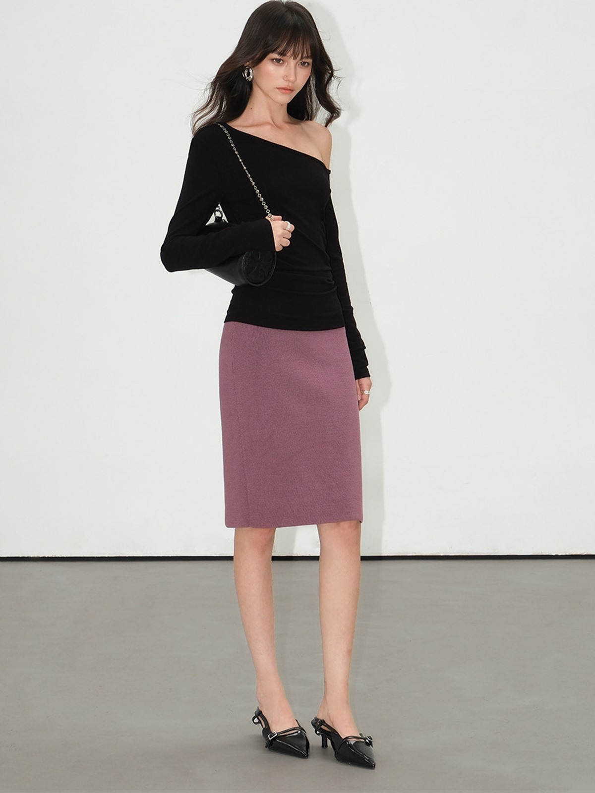 Lucille Asymmetric One-Shoulder Top