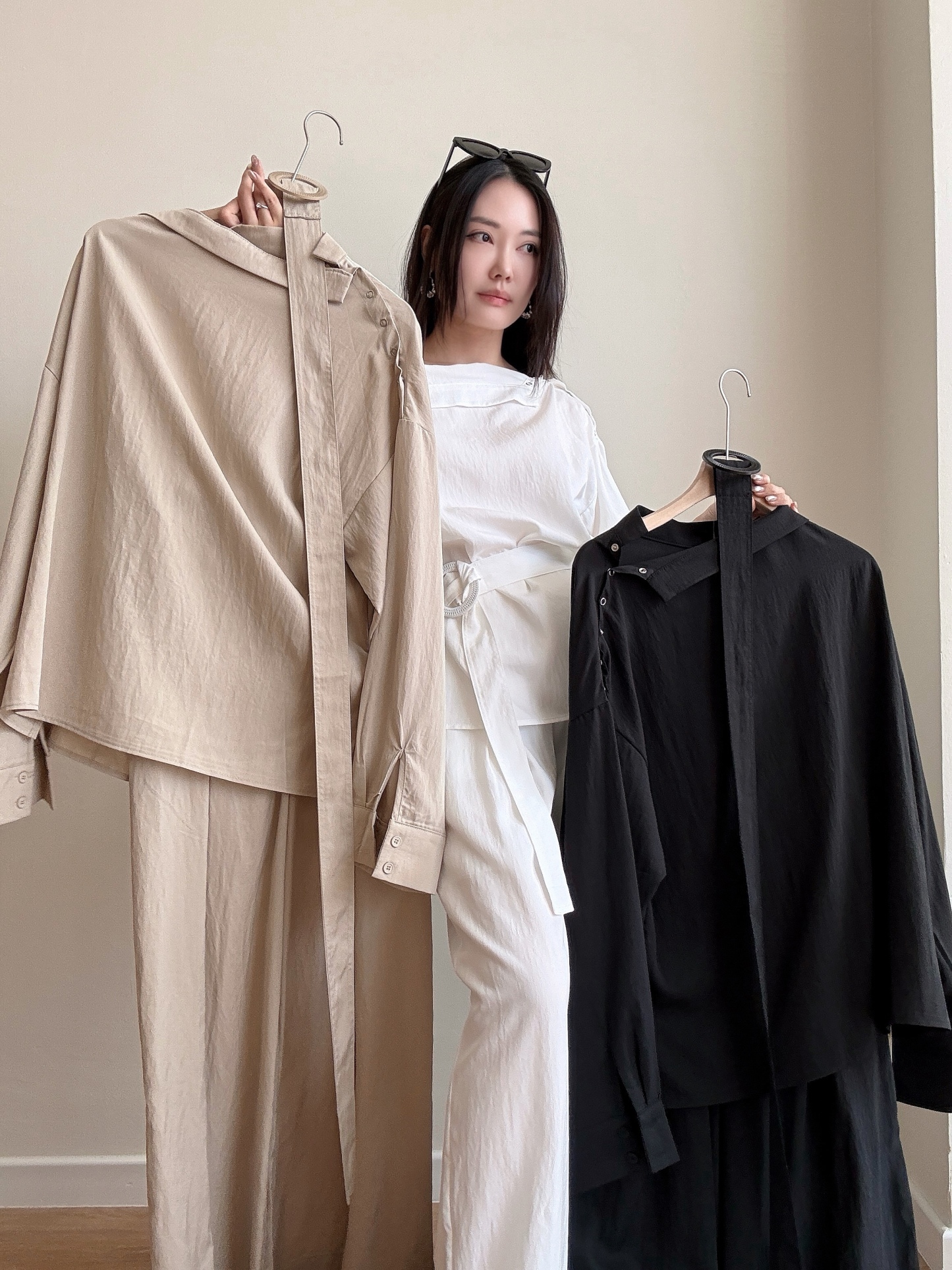 Warren One Shoulder Top & Pants Set
