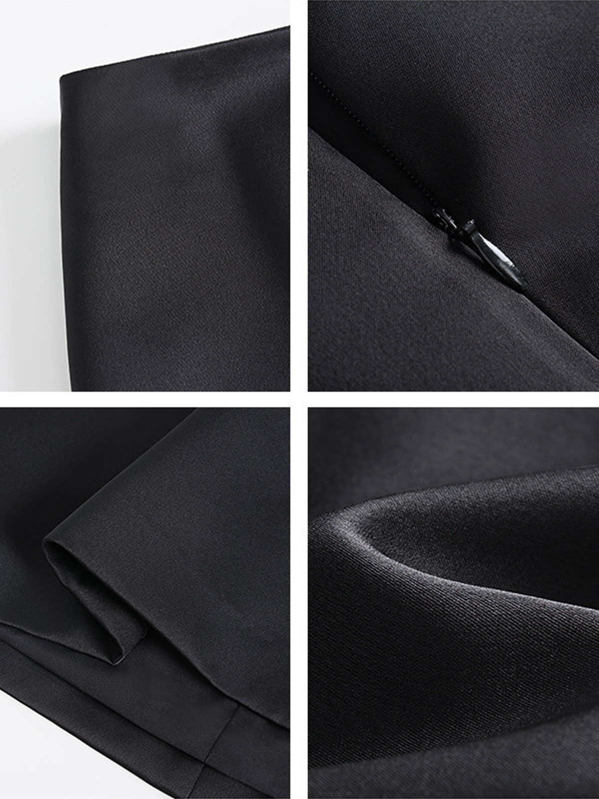 Lucasta Satin Mini Skirt