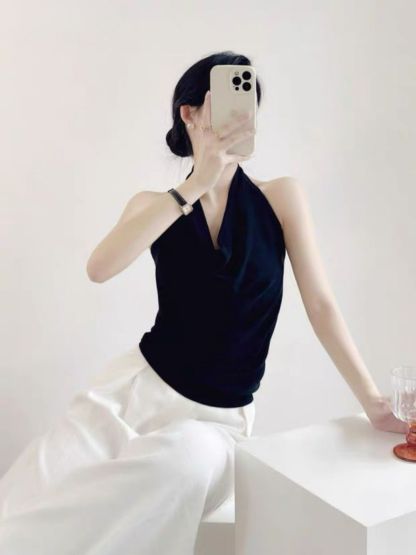 Landry Swing Collar Knit Top