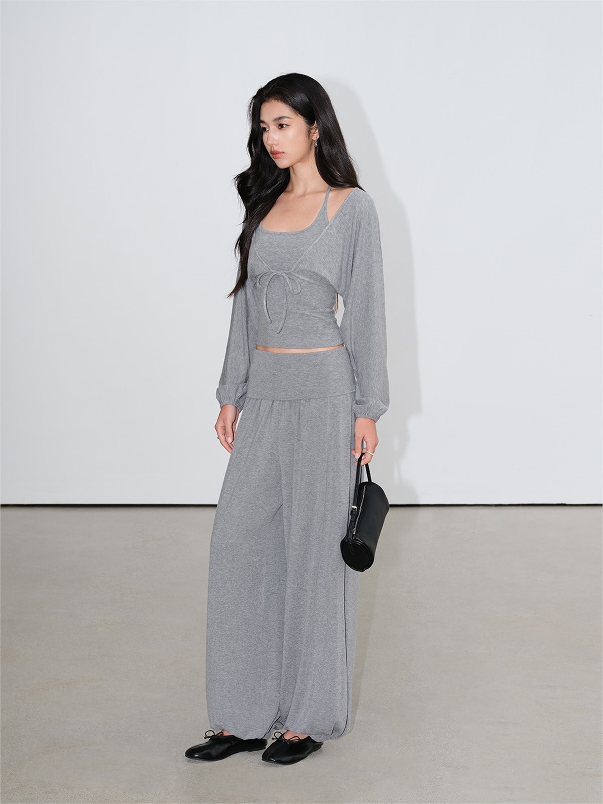 Loredana Camisole, Cropped Cardigan & Wide-Leg Pants (Sold Separately)