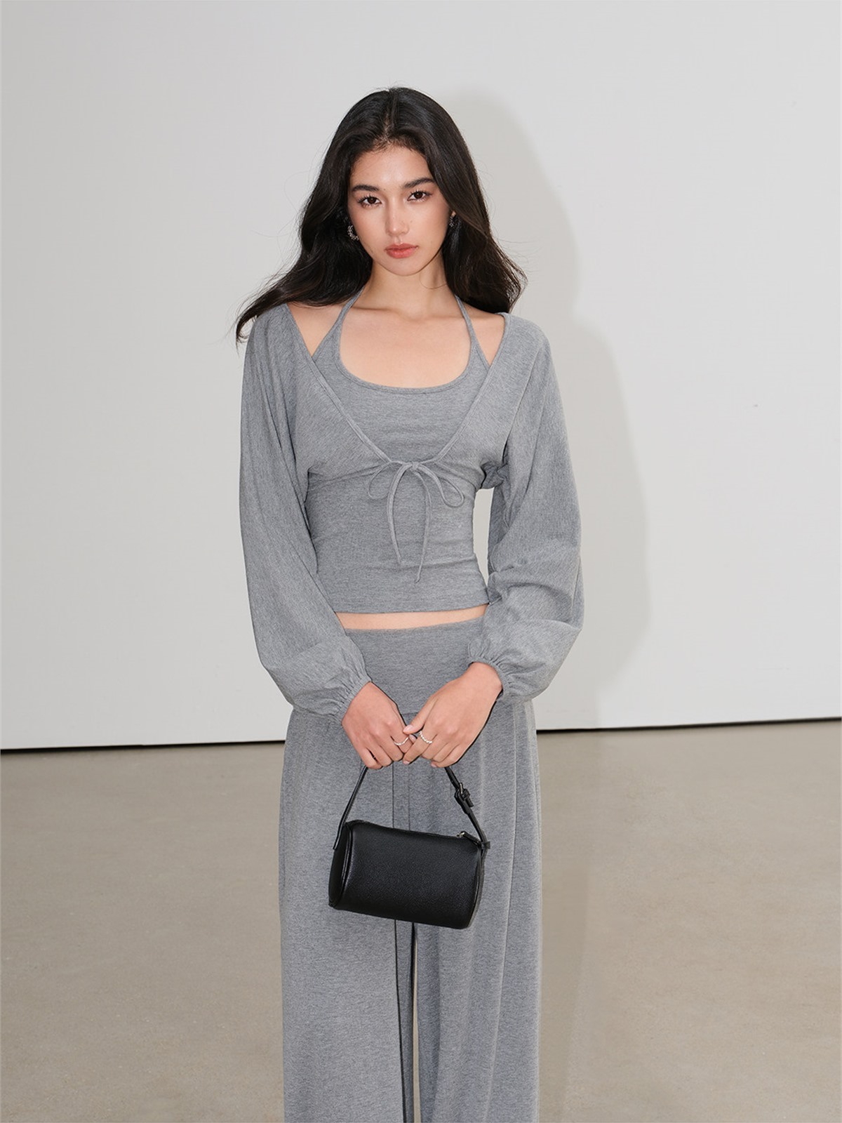 Loredana Camisole, Cropped Cardigan & Wide-Leg Pants (Sold Separately)