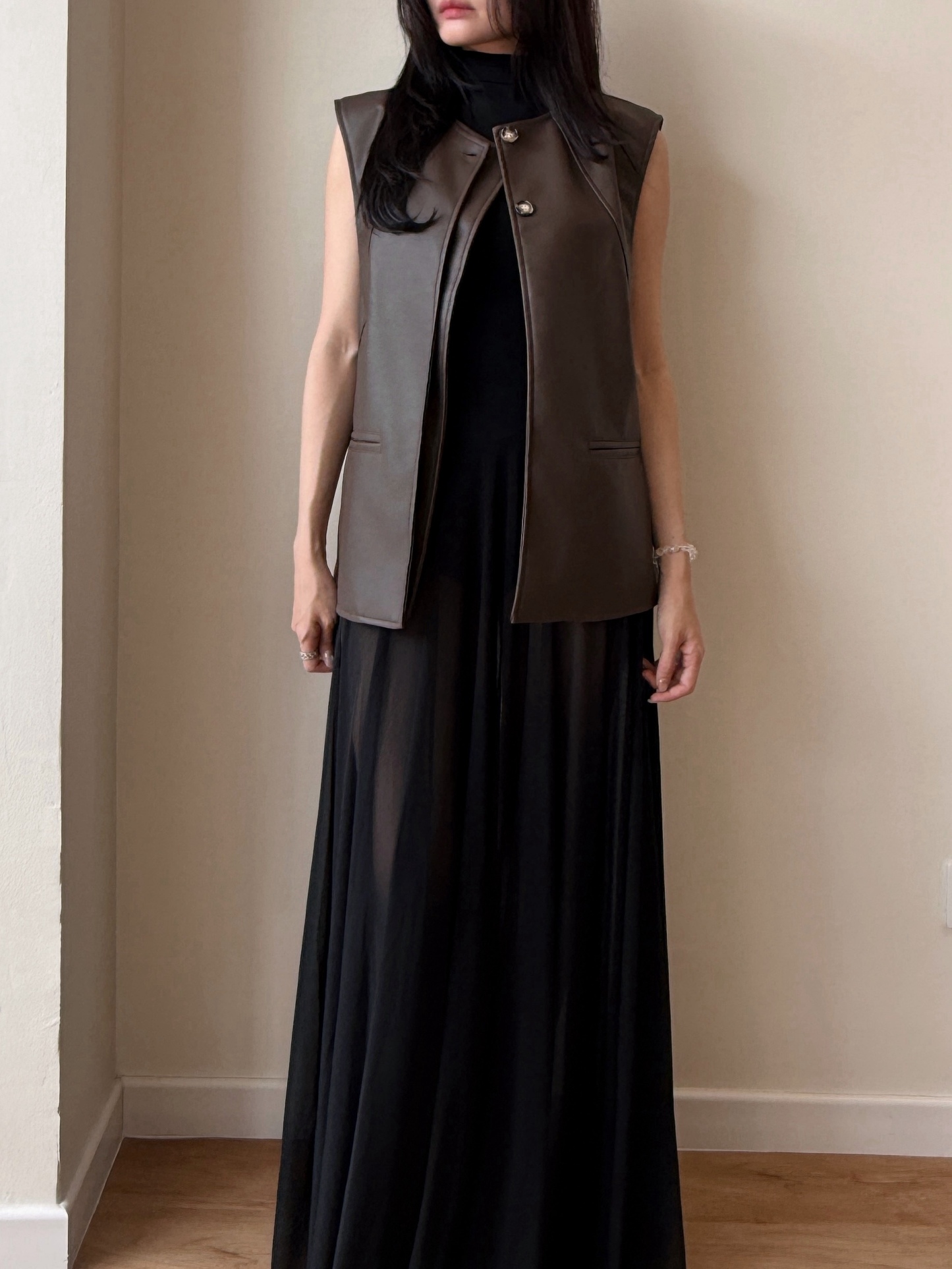 Dracula Bodycon Sheer Maxi Dress