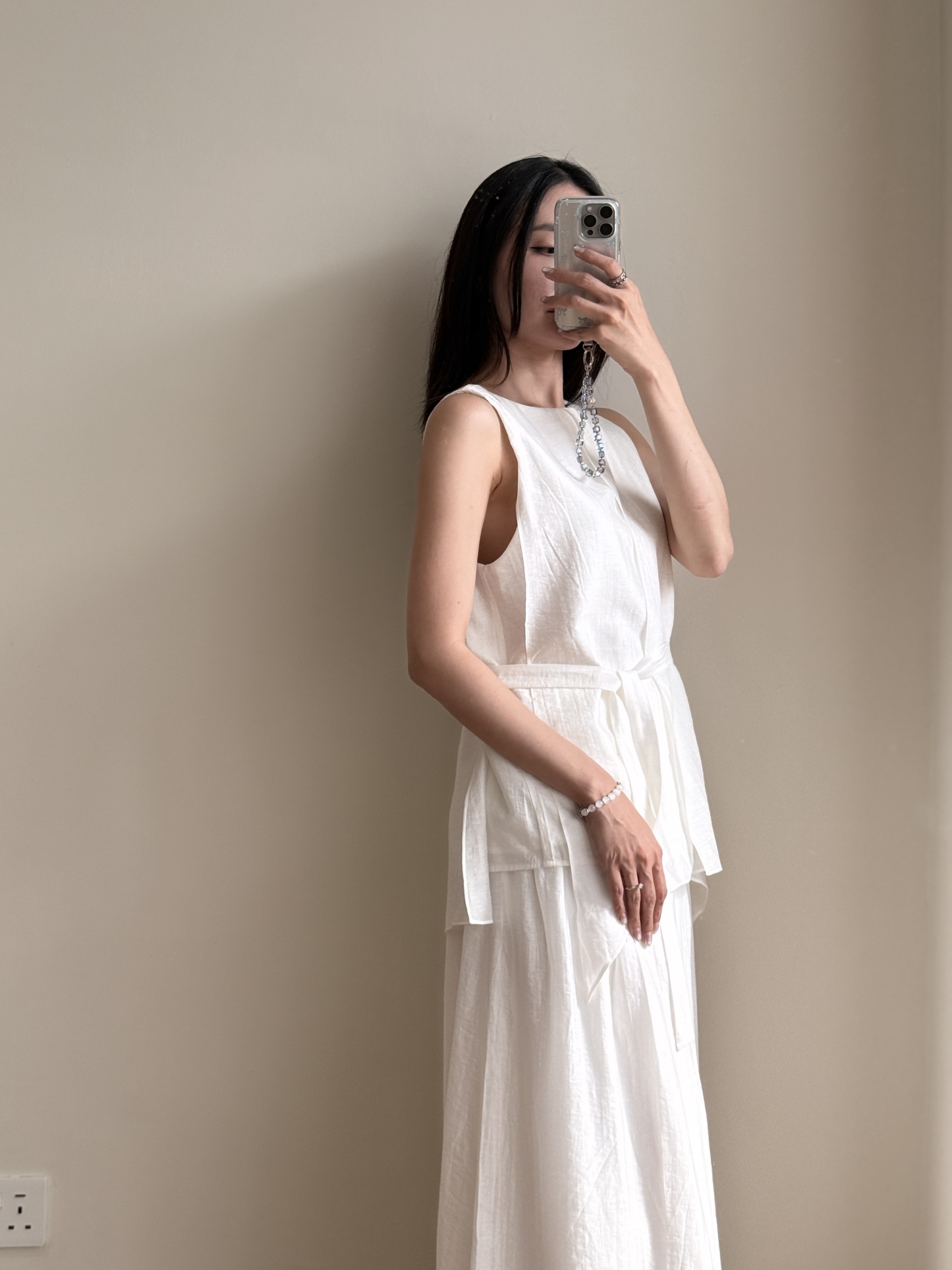 Peyton Tencel Sleeveless Top & Skirt Set 