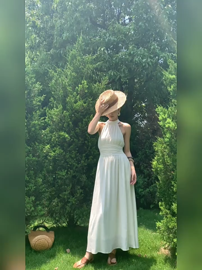 Maysha Halter Neck Dress