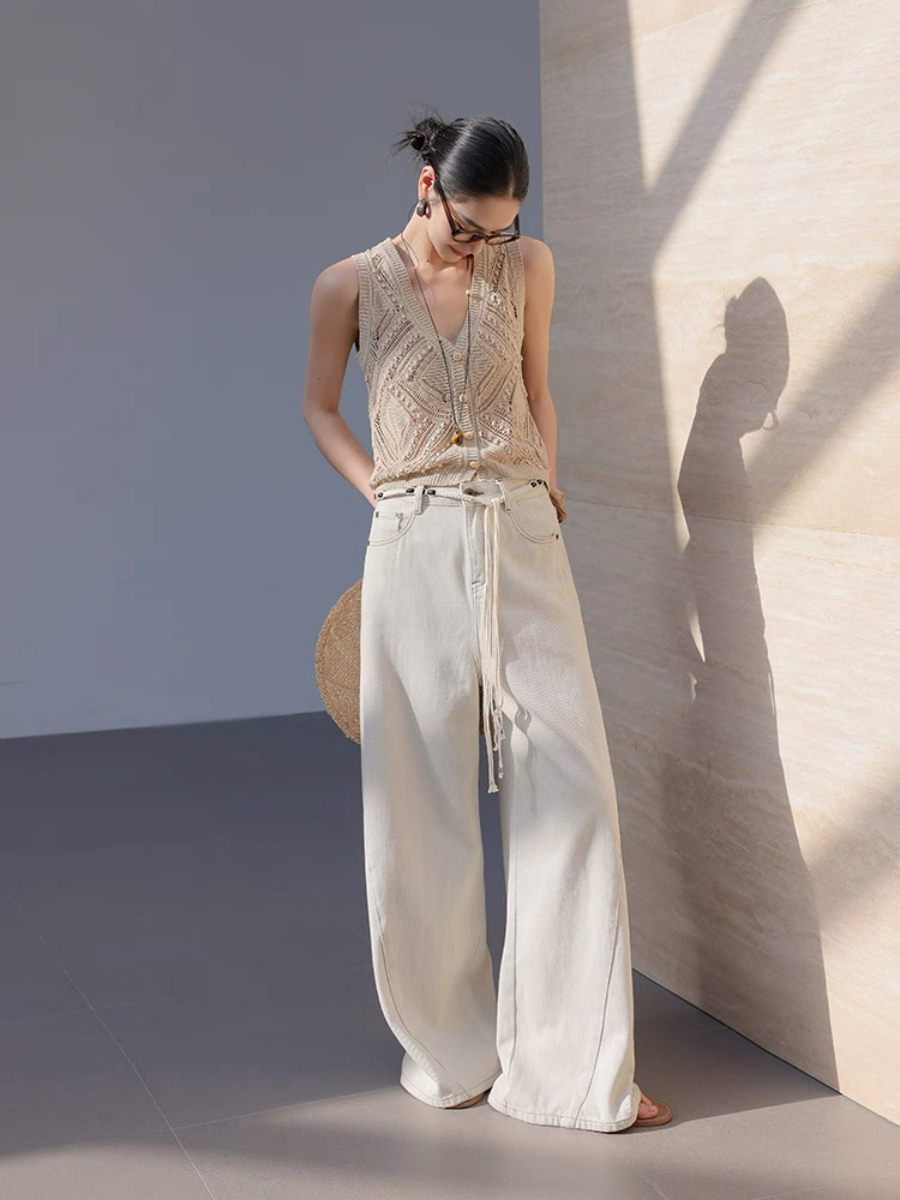 Michal Bold Knit Sleeveless Top