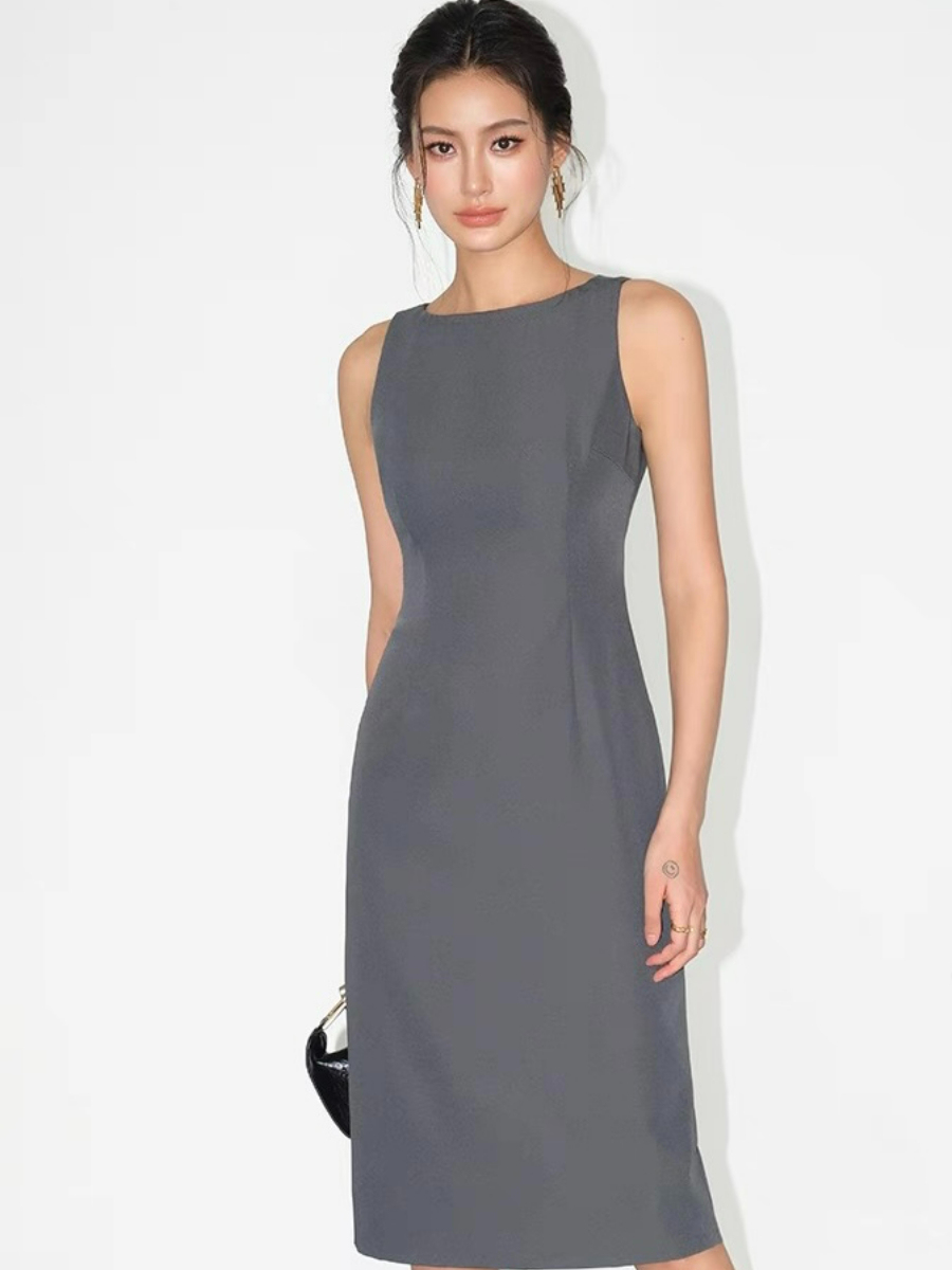 Katalyna Sleeveless Midi Dress