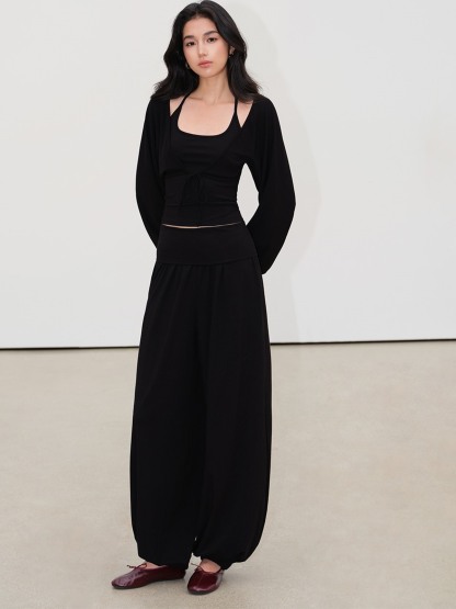 Loredana Camisole, Cropped Cardigan & Wide-Leg Pants (Sold Separately)