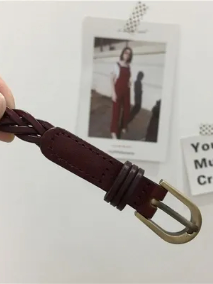 Natalie Weave Belt-The Black Bow-