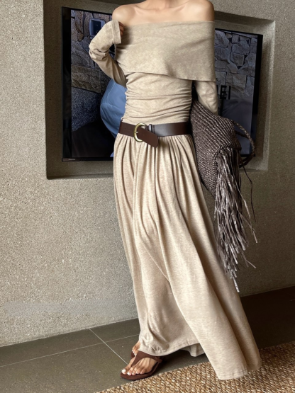 Winifred Off Shoulder Maxi Dress