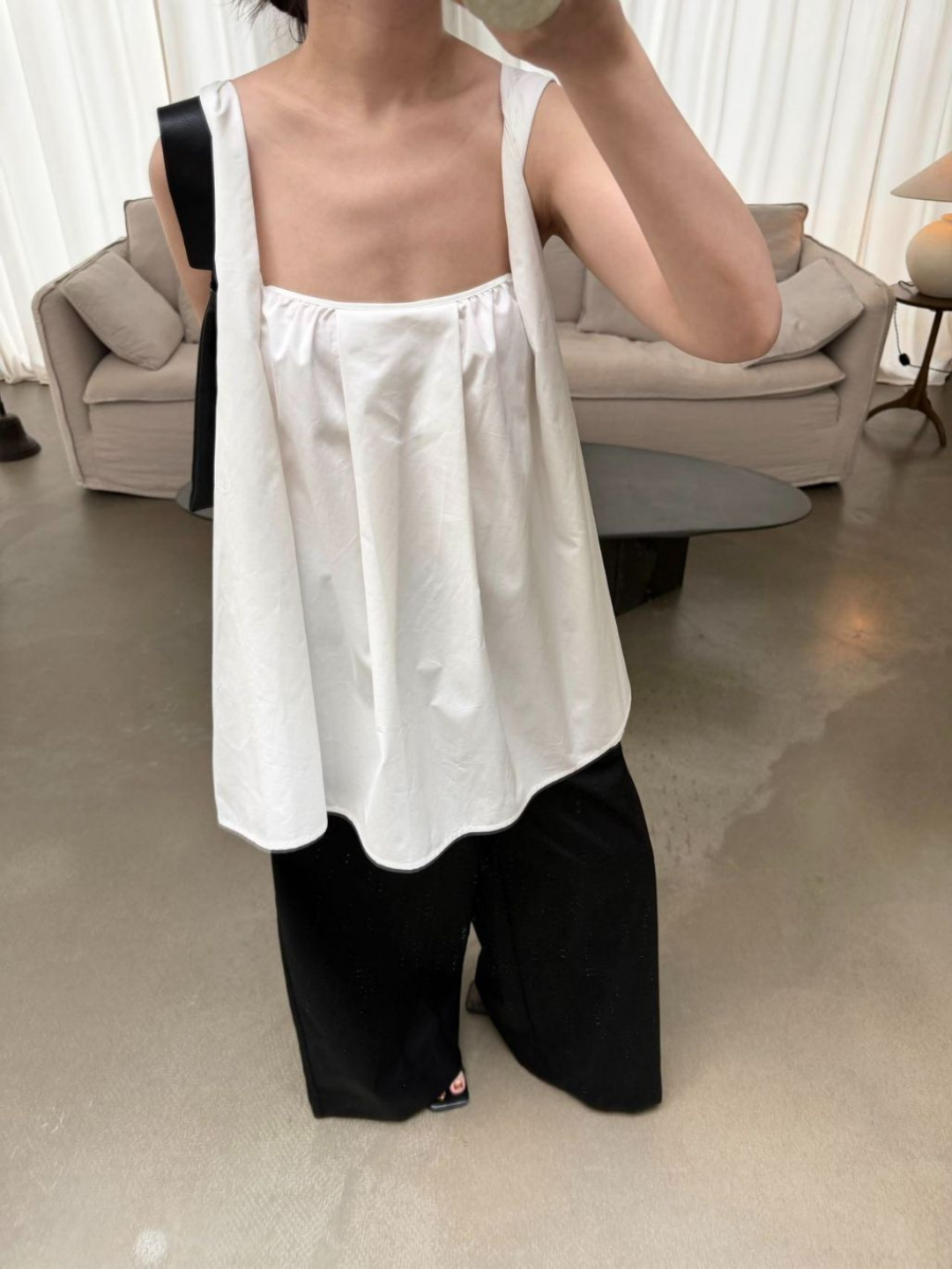 Paige Reversible Top & Relaxed Wide-Leg Bermuda Shorts (Items sold seperately)
