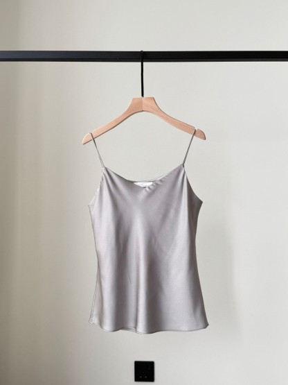Lebbie Satin Cami Top (Discounted-M size)-The Black Bow-
