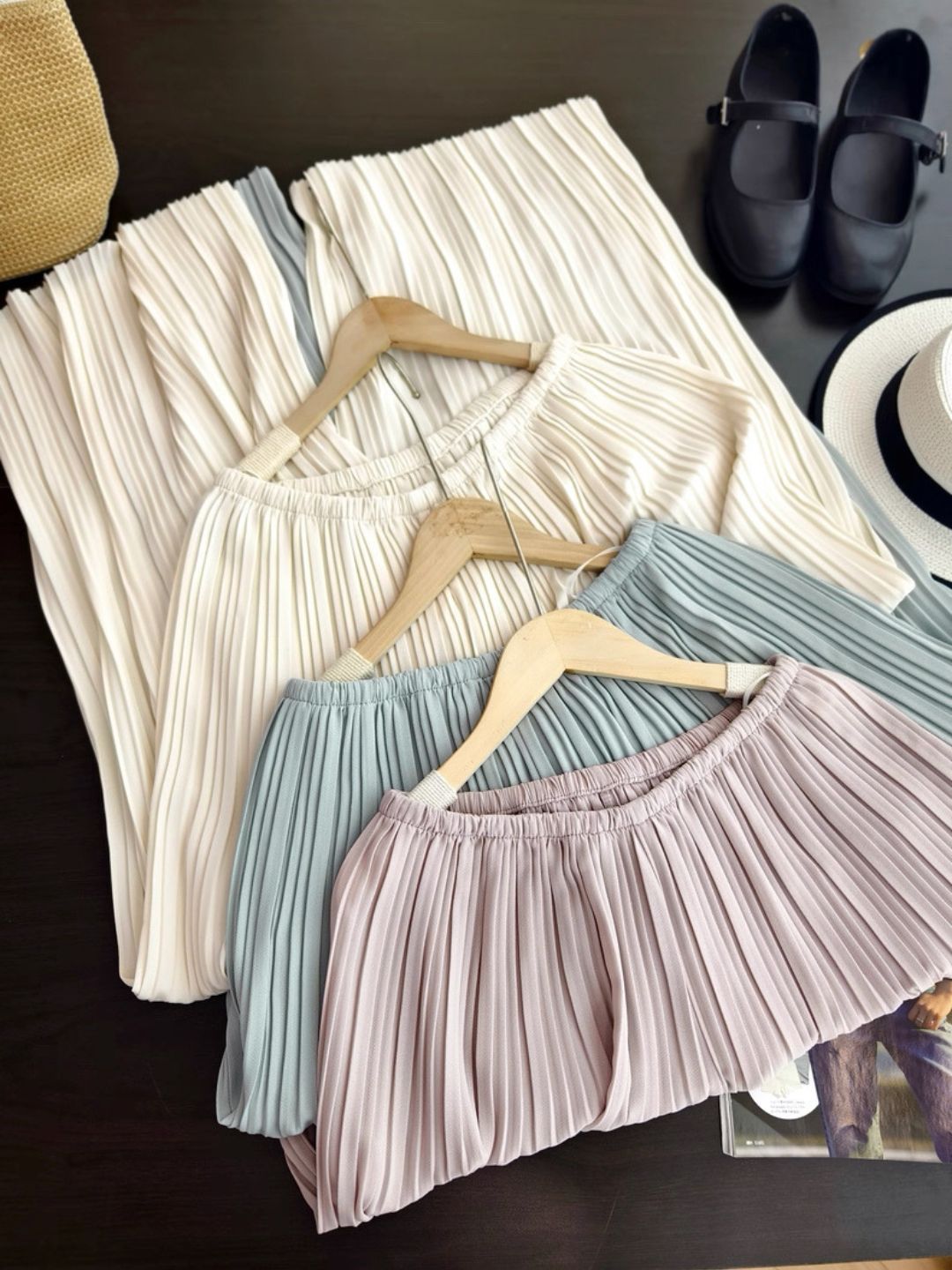 Ling Fei Delicate Pleated Culottes