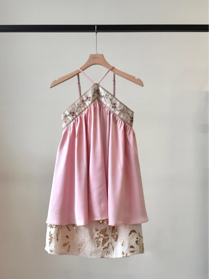 Li Mei Halter Neck Oriental Top