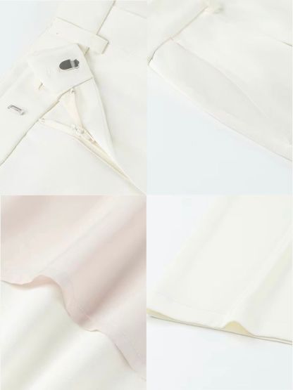 Regina Silky Drape Top with Metal Buckle Detail & Graceful Pants (Sold seperately)