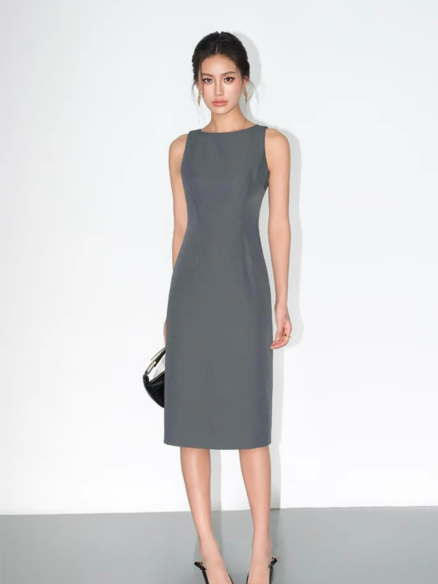 Katalyna Sleeveless Midi Dress