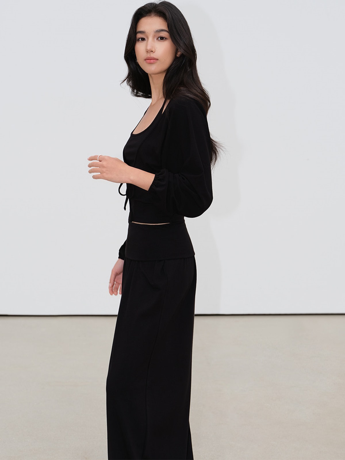 Loredana Camisole, Cropped Cardigan & Wide-Leg Pants (Sold Separately)