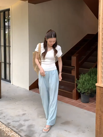 Dinny Linen Blend Relax Pants