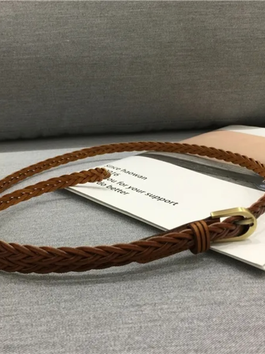 Natalie Weave Belt-The Black Bow-