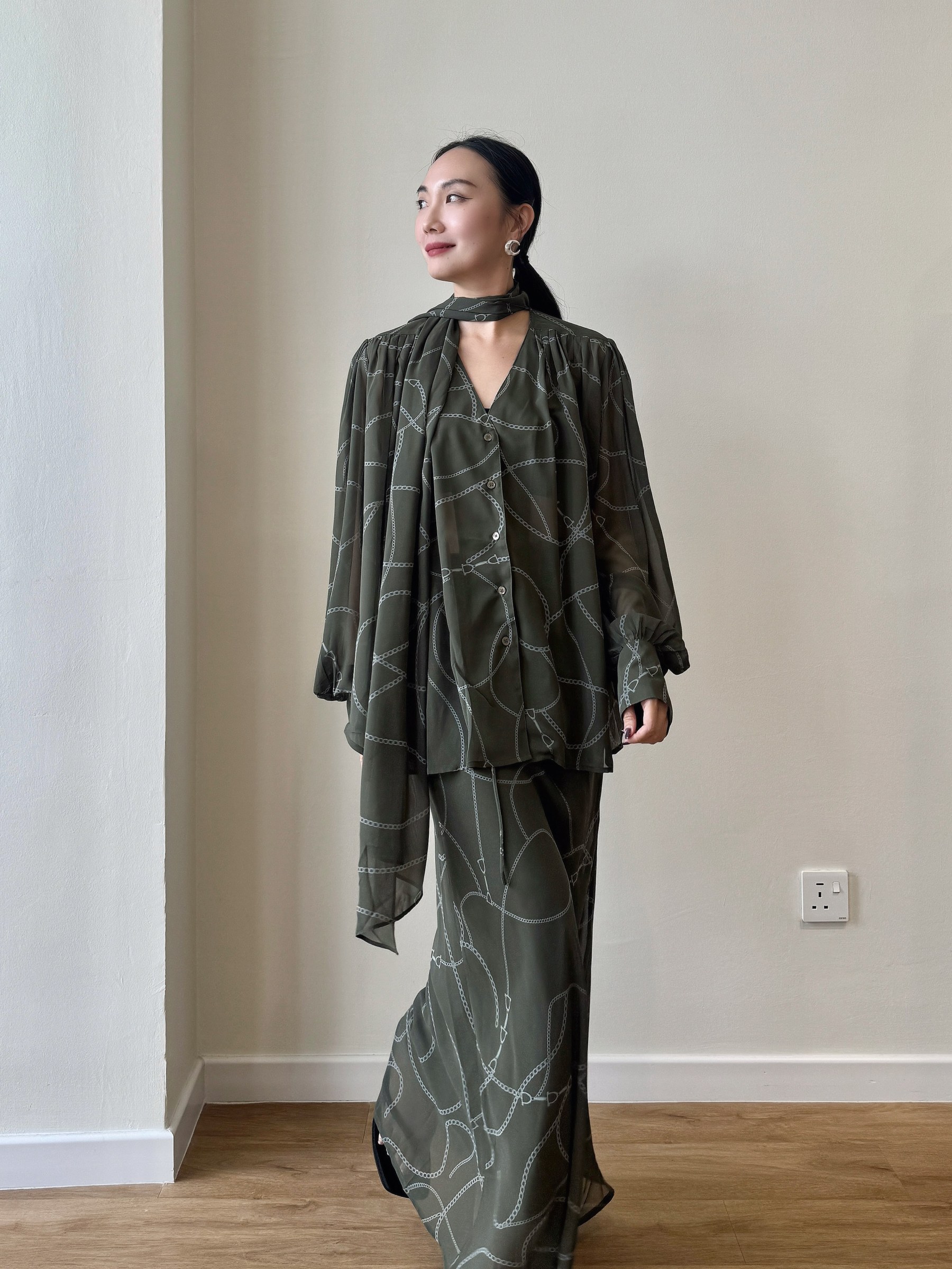 Wayan Graphic Print Skirt