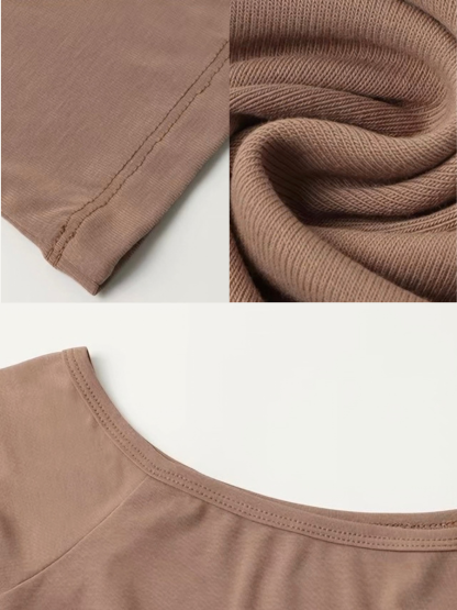 Gia Relaxed One-Shoulder Cropped Tee
