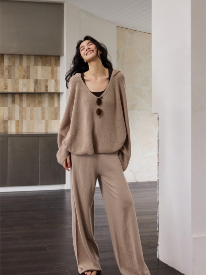 Hya Oversized Knit Top, Singlet & Wide-Leg Pants (Sold Separately)
