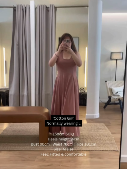 Chalire Scoop Neck Maxi Dress (DR105)