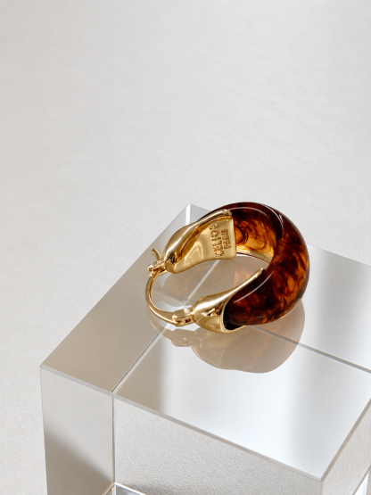 Muu-Na Amber Hoop Earrings