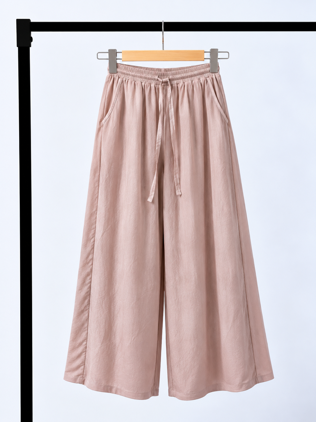 Jian Gu Textured Acetate Straight-Leg Pants