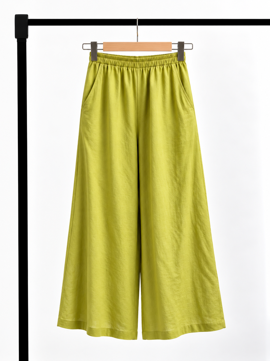 Yan Ju Ramie Wide-Leg Pants