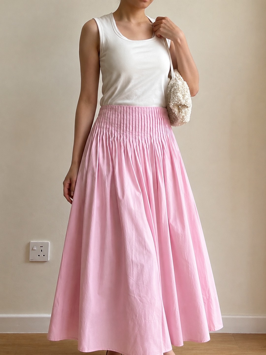 Venus Smocked Waist Maxi Skirt