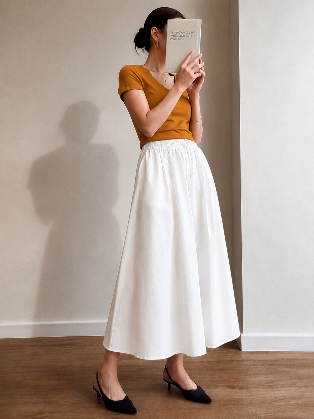Van Textured Flowy Culottes
