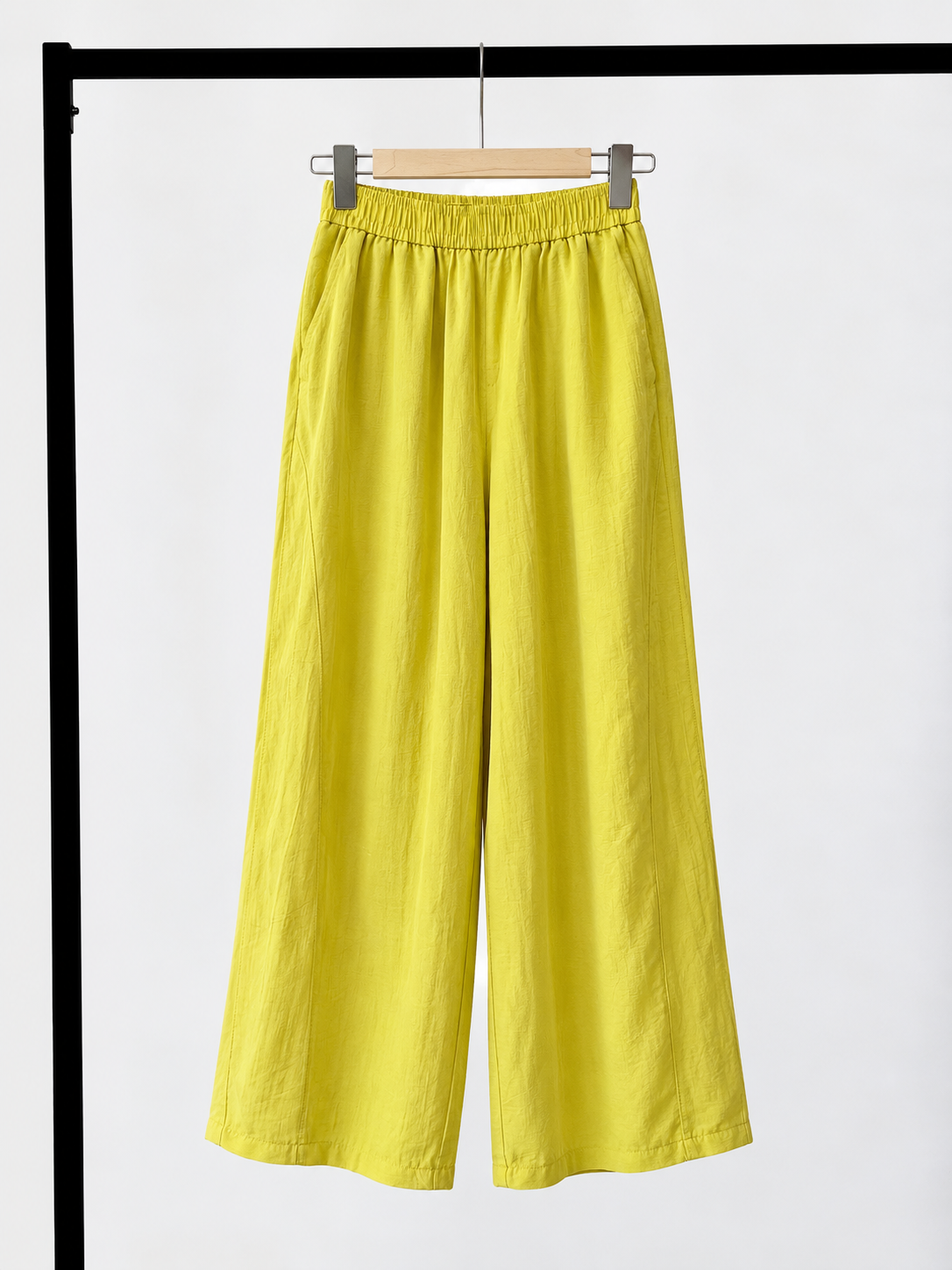 Yan Chu Acetate Barrel-Leg Culottes