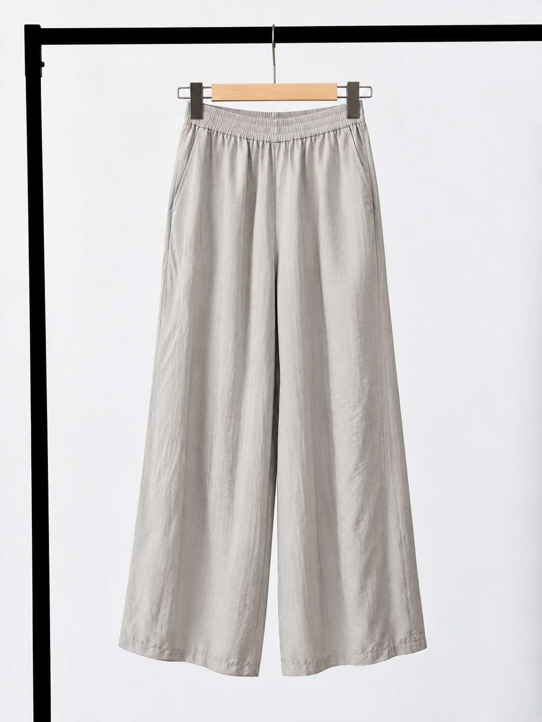 Yan Chu Acetate Barrel-Leg Culottes