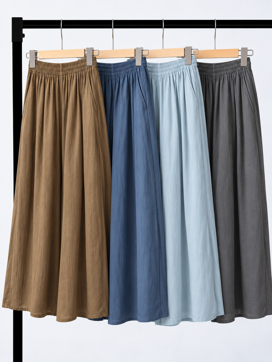 Yan Gang Flowy Wide Leg Pants