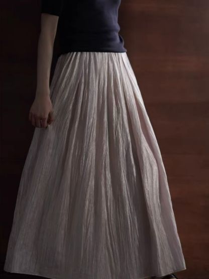 Haddie Textured Flowy Skirt