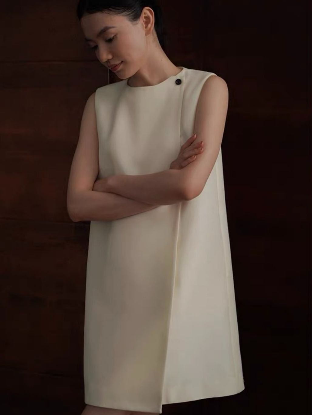 Herta Textured Shift Dress