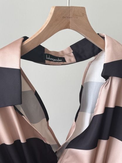 Vedha Bold Stripes Binding Top
