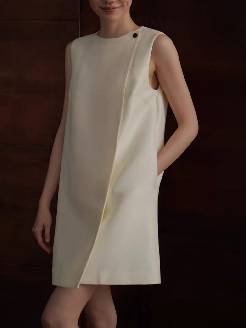 Herta Textured Shift Dress